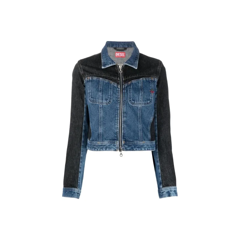 DIESEL Denim Jackets Women's Blue-0