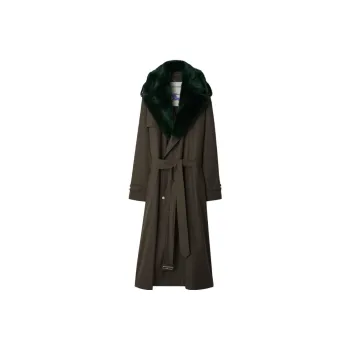 Burberry Kennington Long Trench Coat 'Otter'