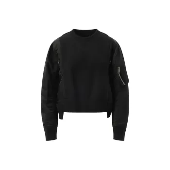 Sacai Sweatshirts Women's Black