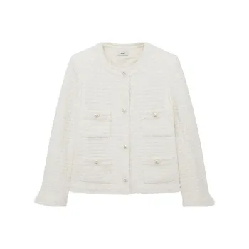D'zzit Cropped Coat Women's Bleached