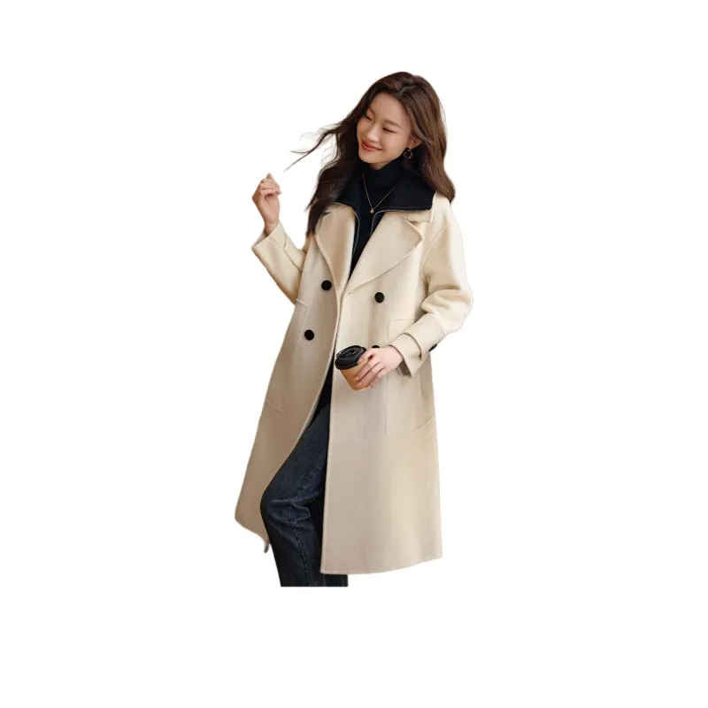 Mo Han Yi Mei Coat Women's Crescent White-0