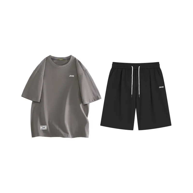 Jeep Casual Sportswear Unisex Two Piece Set-5