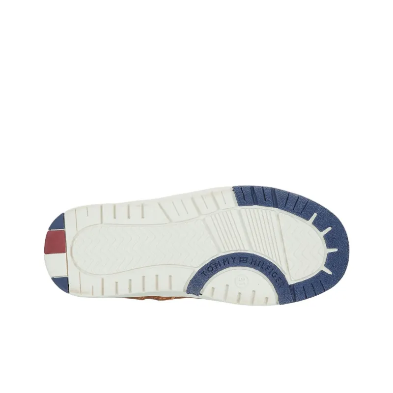 Tommy Hilfiger High Top Skateboard Shoes Women's Brown-6