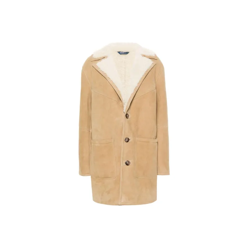Polo Ralph Lauren Single breasted Reversible Shearling Coat-0