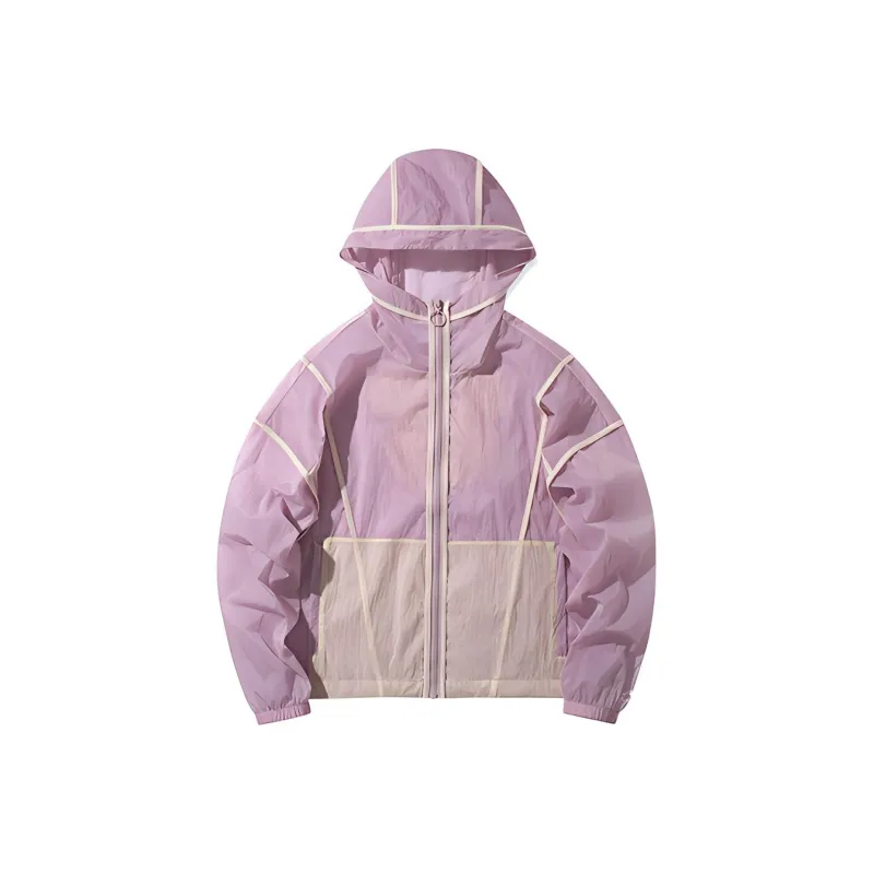 LiNing x Disney Trench Coat Women's Faint Shadow Purple-0