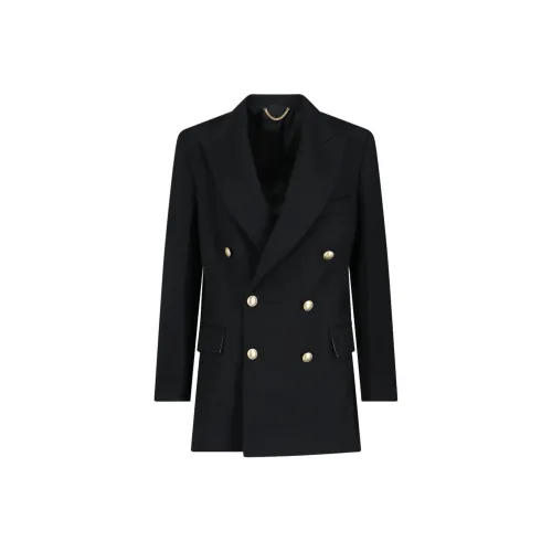 Victoria Beckham Double Breasted Straight Hem Blazer