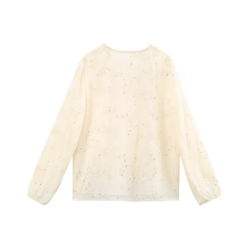 A Paradise For Awakening Chiffon Shirt Women's-1