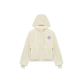 Maje Cropped Coats Women's White
