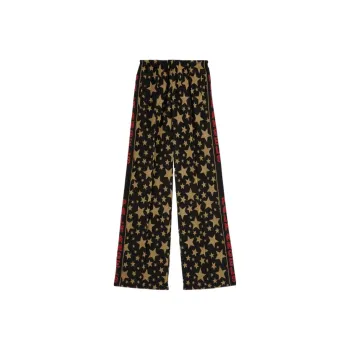 PALM ANGELS Knitted Sweatpants Women's Black