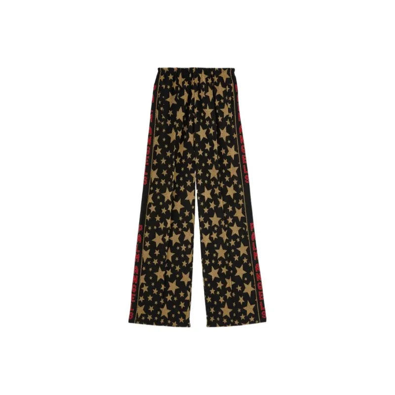 PALM ANGELS Knitted Sweatpants Women's Black-0