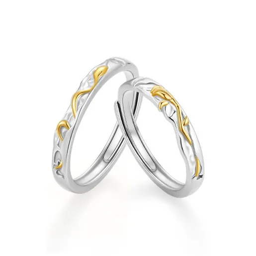 DAWO S999 Fine Silver Rings Unisex-0