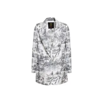BESIONIA SS23 Business Suits Coats Women's White