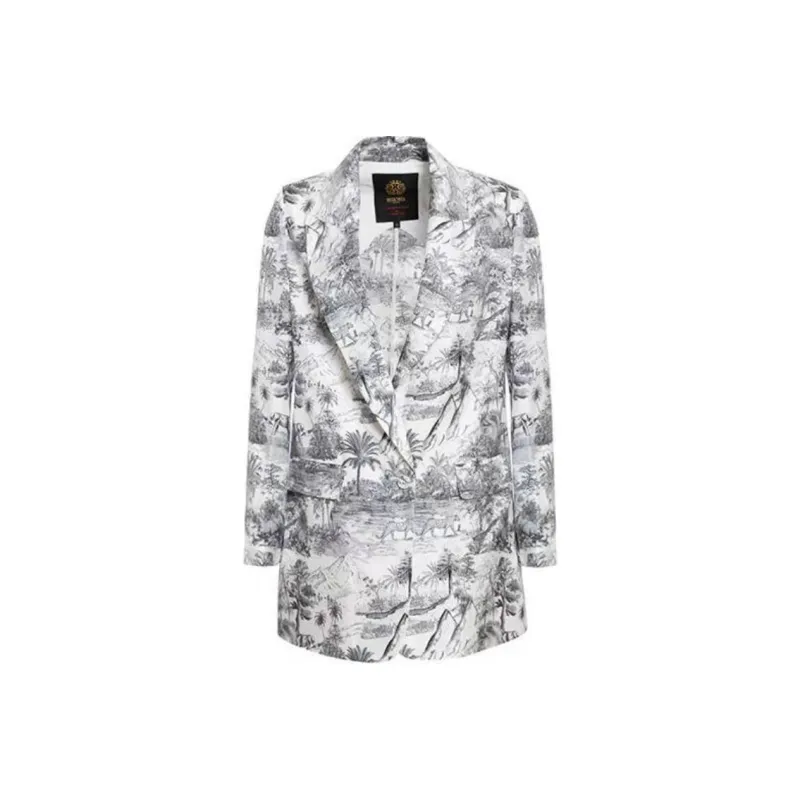 BESIONIA SS23 Business Suits Coats Women's White-0