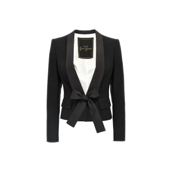 DSQUARED 2 Bow Embellished Tailored Jacket