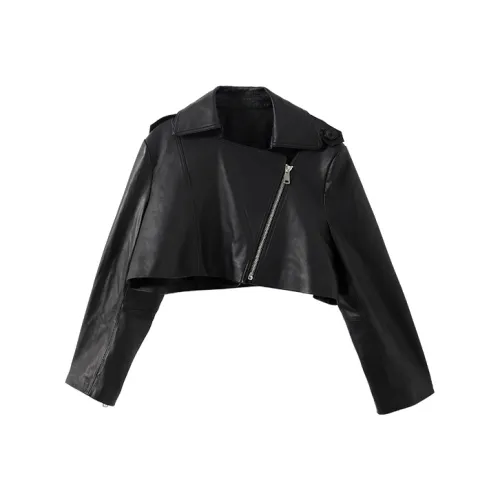 YUMOMO STAR Leather Jackets Women's