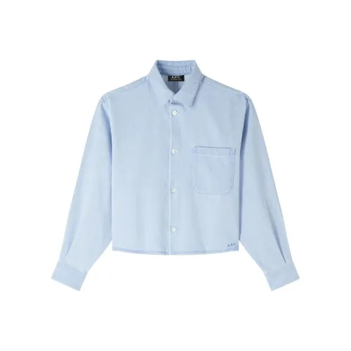 A.P.C FW24 Denim Jacket Women's Bleached White