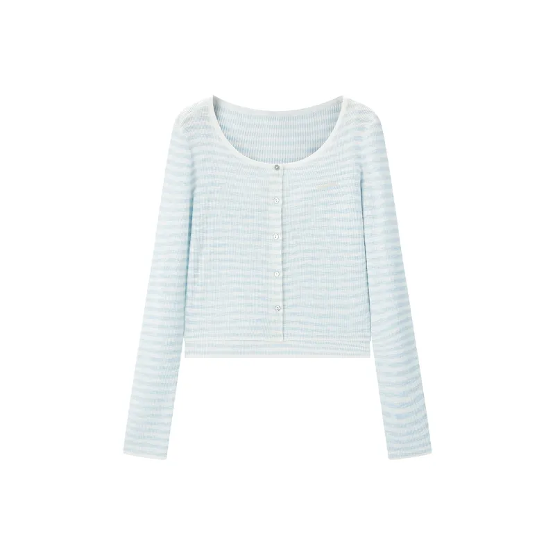 LEDIN Knitwear Women's Ice Dew Blue In Stock-0