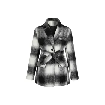 UPNANAWANG Coats Women's Black