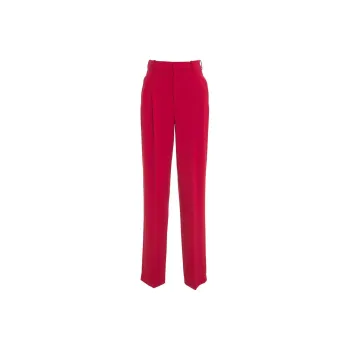 Elisabetta Franchi Double Dart Stretch Crepe Trousers