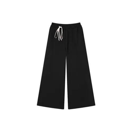 Ouyang 블랙 여성 캐주얼 팬츠