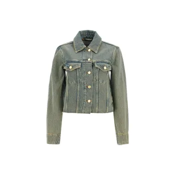 GANNI Overdyed Heavy Denim Jacket