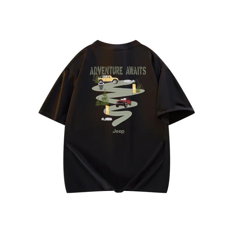 Jeep Pasture Horse Lifestyle T Shirt Unisex-33
