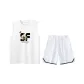 2 Pack (White Top+White Pants)