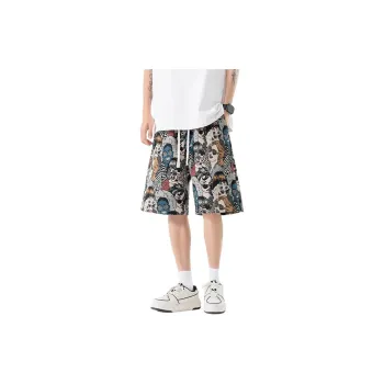 SIL VITIN Casual Shorts Unisex Embroidered Person