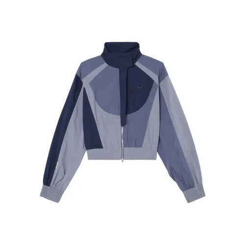 Nike Cropped Coats Women's Deep Navy Blue