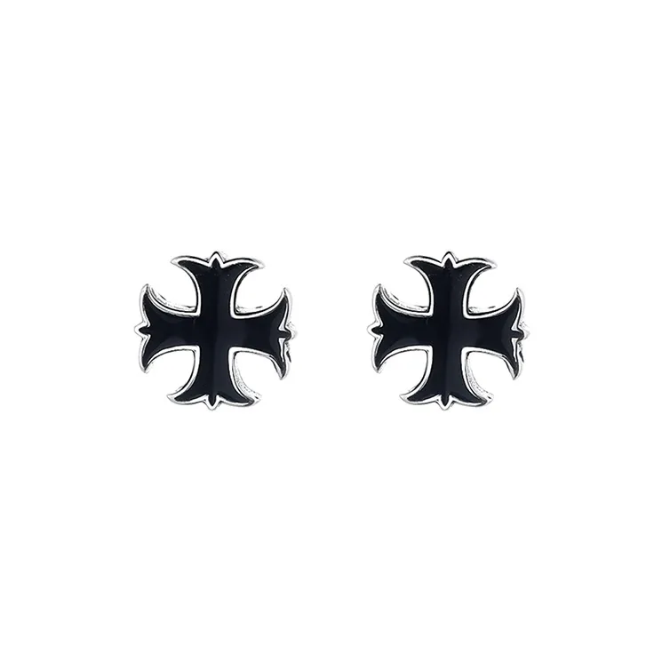 Xuanman S925 Silver Stud Earrings Men's-0