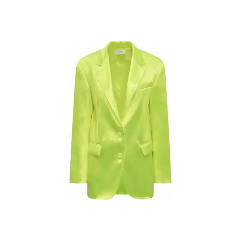 SportMax Duchess Satin Oversized Blazer-0