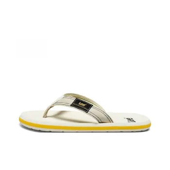 Lee Sunset 2.0 EVA Stitching Slip Resistant Slide Slippers Men's White