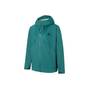 Anta Waterproof, Windproof, And Breathable Windbreaker Jacket Women's Forest Ink Green