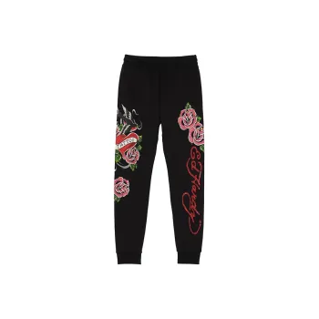 Ed Hardy Jogger Casual Pants Women's Black
