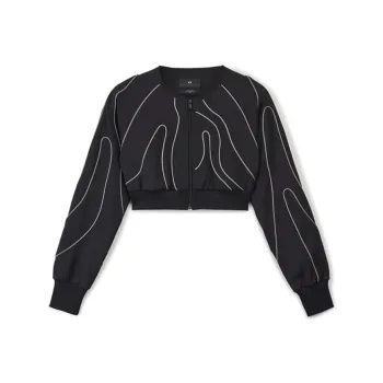 Y 3 Piping detail Cropped Jacket