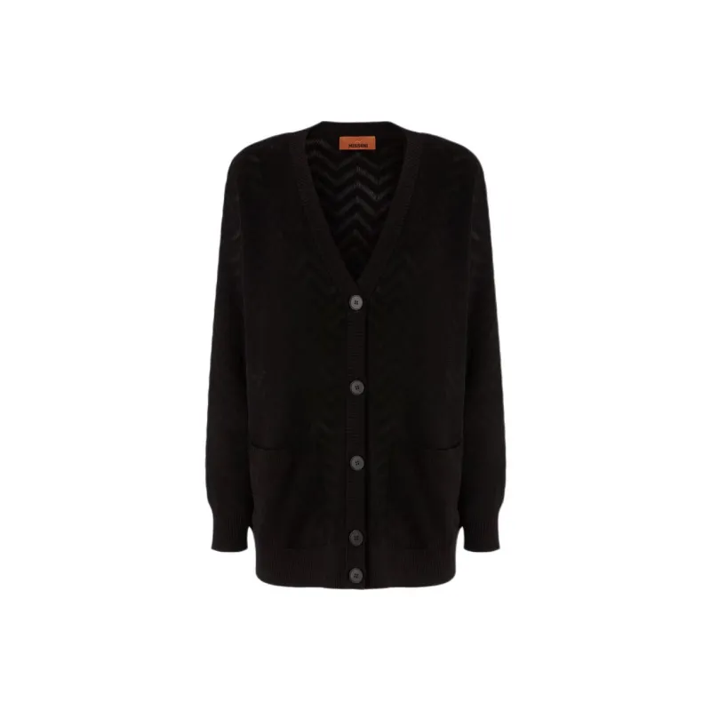 MISSONI Tonal Chevron Oversized Cardigan-0