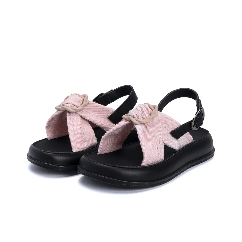 HUANQIU Beach Sandals Women's Pink-2