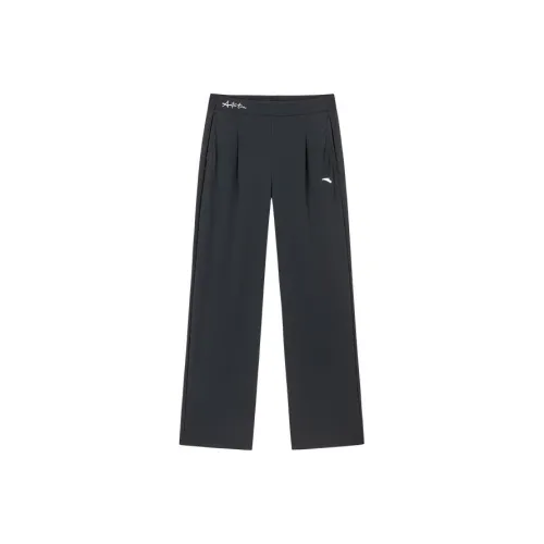 Anta Variety Training Collection Casual Pants Women's Basic Black