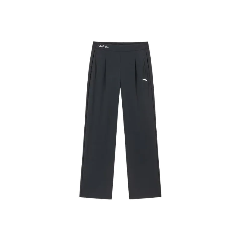 Anta Variety Training Collection Casual Pants Women's Basic Black-0