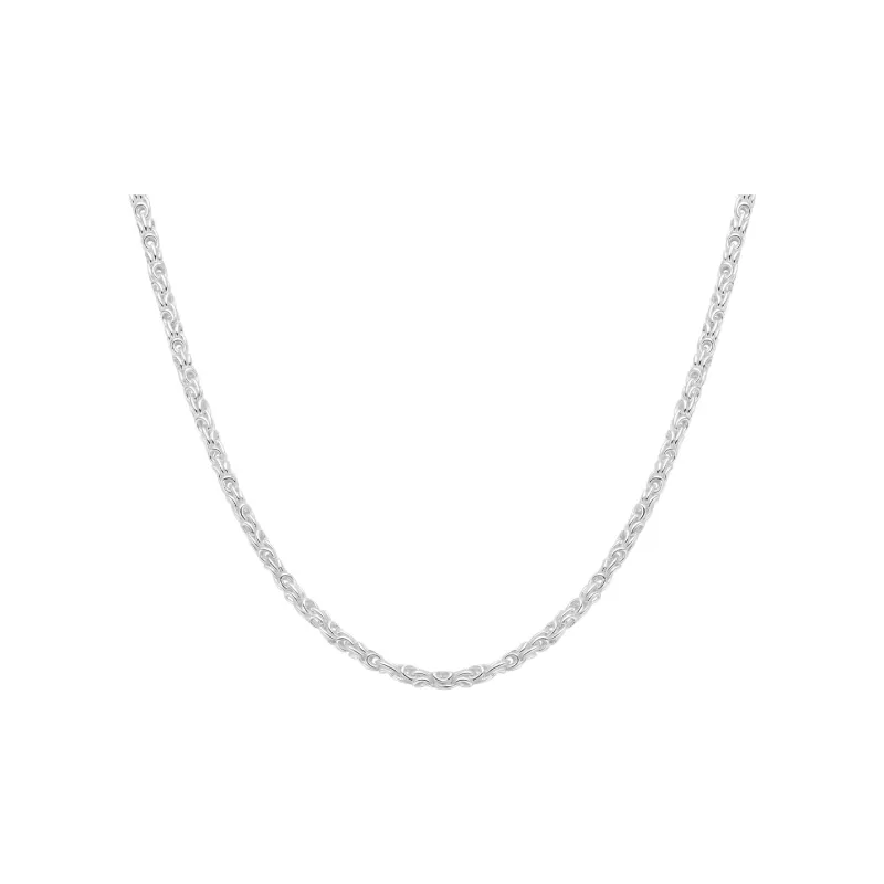 LIANDUO S990 Silver Sterling Silver Necklaces Unisex-0