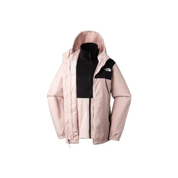 THE NORTH FACE Outdoor Hiking Waterproof And Windproof To Keep Warm Windbreaker Jacket Women's Pink