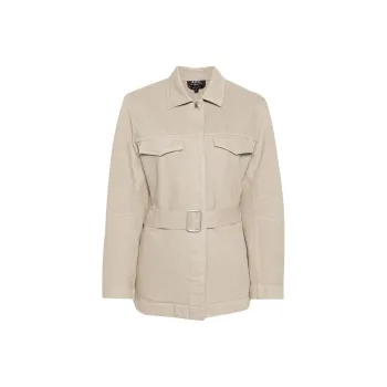 A.P.C Debble Belted Denim Jacket