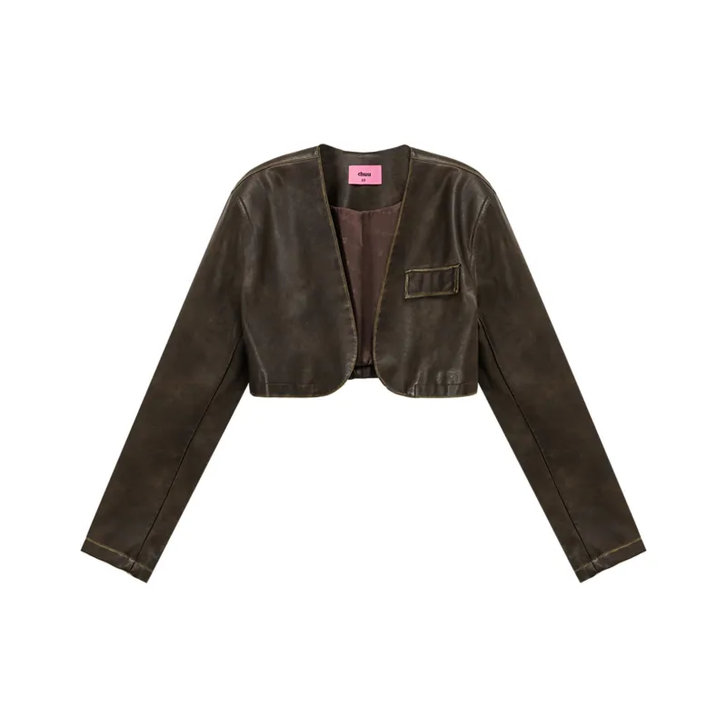 CHUU Leather Jackets Women's-0