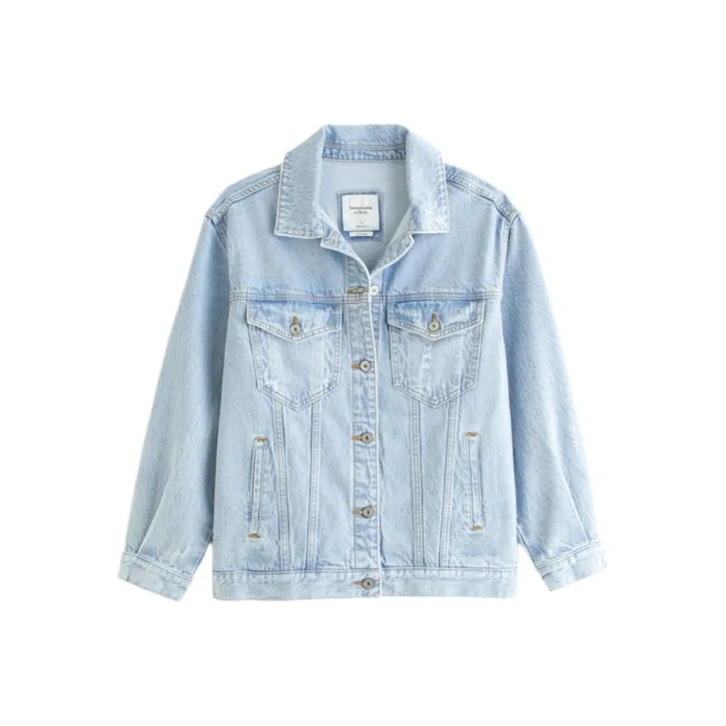 AF Denim Jacket Women's Light-Coloured Wash-0