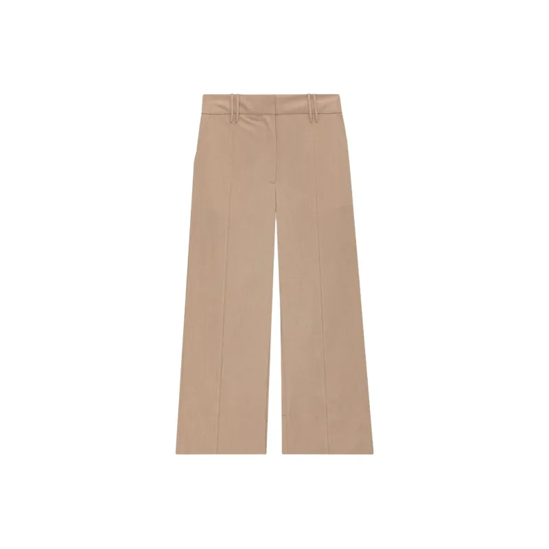 GANNI Cropped Wide leg Trousers-0