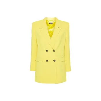 Elisabetta Franchi Crepe Double Breasted Jacket
