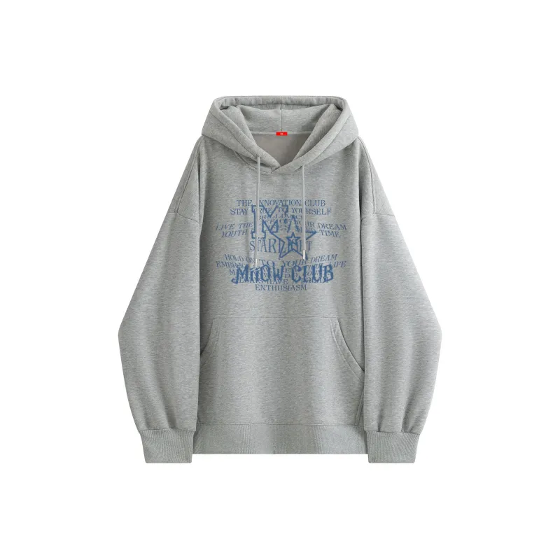 MIIOW Trend Party Series Sweatshirt Unisex White-19