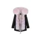 Black+Vanilla Ice Cream Fox Fur