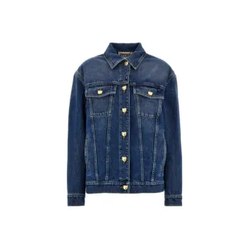 MOSCHINO Teddy Buttoned Denim Jacket