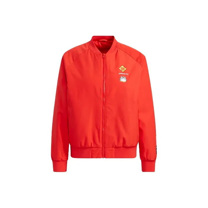 Adidas Neo x My King Mansleep Adidas Neo CNY Collection Winter Puffer Jacket Women's Red-0